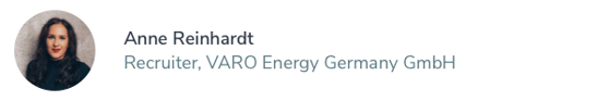Talentry Success Story Anne Reinhardt VARO Energy