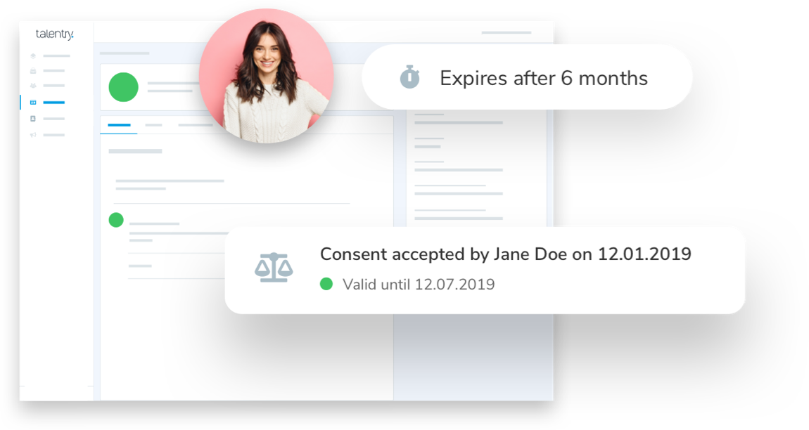 Talentry GDPR Compliant Recruitment & Talent Relationship Management: automate consent renewal