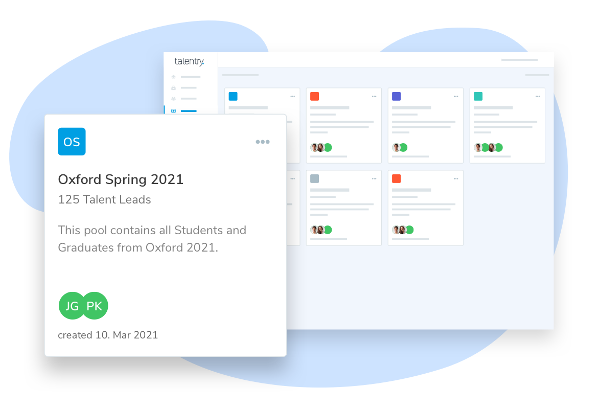 Talentry Active Sourcing Software: Talent Pools