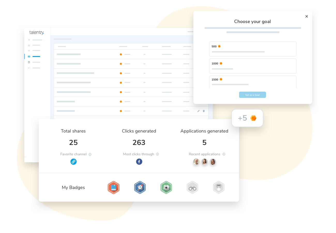 Talentry Employee Referral Software: Gamification