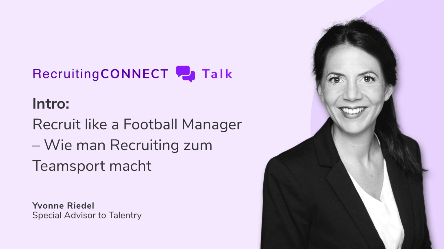 Talentry Webinar with Yvonne Riedel: Recruit like a Football Manager